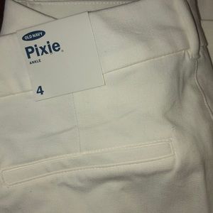 NWT White Work Pants